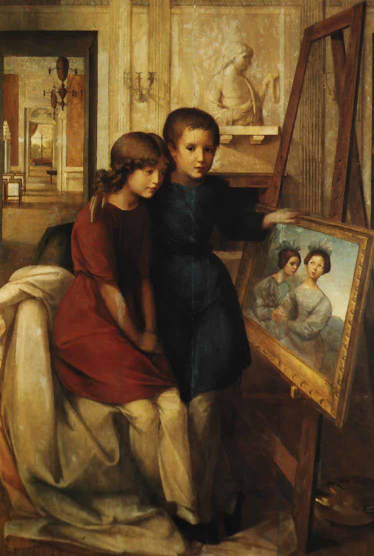 Portrait of Alfred and Adam Potocki